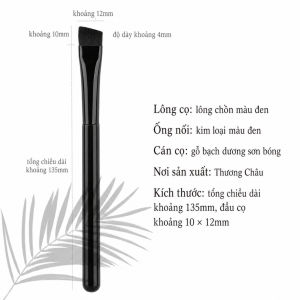 Cọ Kẻ Mày Đầu Xéo Chuyên Nghiệp Cọ Tán Bột Chân Mày Trang Điểm Hàn Quốc Cho Người Mới