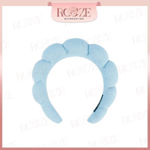 Bando Puff Jumbo Shell Warna Soft Pastel Bando Busa Awan Tebal Aesthetic Korean Fashion Style