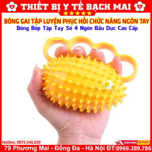 Bóng Bóp Tay Sỏ 4 Ngón Tập Phục Hồi Chức Năng Bàn Ngón Tay