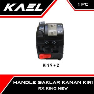 Handle Saklar Kiri Kanan RX King New 2003 Switch Holder Stater Swit Dim Starter Klakson Sen Sein Lampu Depan On Jauh Dekat Engine Cut Off Hendel Handel