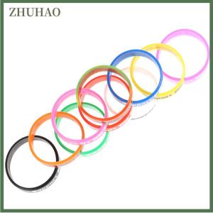 ZHUHAO 10 vòng trang trí ống bọc cao su chống trượt kẹp tóc/Kẹp tông đơ cái/bộ