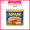 Spam Luncheon Meat Classic 25% Less Sodium & Lite 340g Canned Food. 