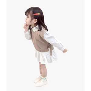 ROMPI ANAK PEREMPUAN USIA 2 - 5 TAHUN / ROMPI ANDIN VEST RAJUT TALI / ROMPI RAJUT ANAK PEREMPUAN / ROMPI TALI / ROMPI VEST RAJUT ANAK MASA KINI / ROMPI TERBARU / ROMPI HITS / ROMPI KEKINIA / ROMPI ANAK LUCU