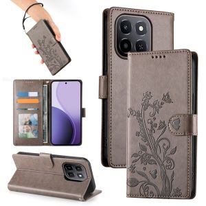 For Huawei Honor X9C X8C X6C / Honor X9B X8B X6B X5B Phone Case Lucky Flower Magnetic Leather Wallet with Stand Card Slot Flip Case Casing