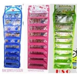 RAK SEPATU KARAKTER 9SUSUN NINDI OLSHOP