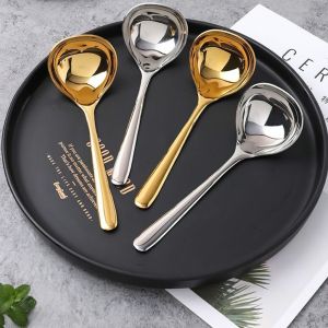[HCM] Thìa Muôi Lỗ / Vá Múc Canh Inox 304 Mạ Vàng Bạc Cao Cấp -TyHome