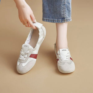 2026 Spring Flat Slip-On Soft Sole Loafers WomenS Fashionable Silver Ballet Shoes