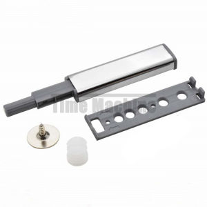 1PCS Magnetic Single/Double Push To Open Door Lock For Kitchen Cupboard Cabinet Door ( Black/White )