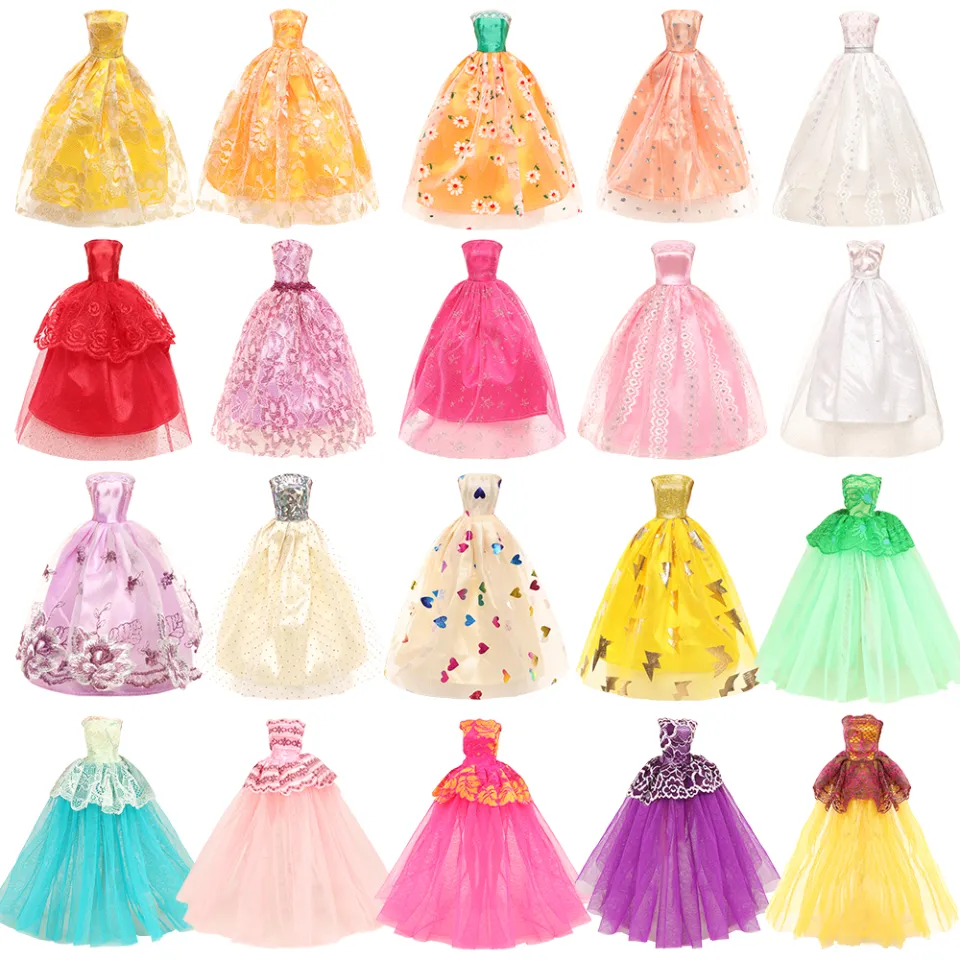 9Pcs Doll Dresses for 11.8'' Barbie Dolls Outfit Set Party Wedding Gown  Dress | Franklin Retirement Solutions