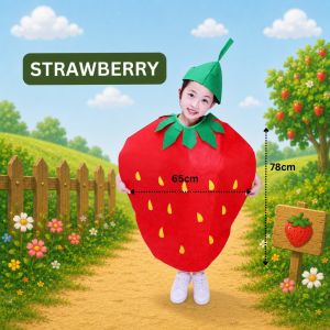 KEDAIBUTIK (K03) Kostum Buah Dan Sayur Anak Untuk Karnaval Cosplay Acara Pesta Sekolah Bahan FLANEL Anti robek