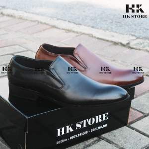 Giày tây nam FREESHIP da bò thật 100% hàng đẹp da bò thật 100% kiểu dáng đơn giản lịch lãm thích hợp quần tây nam.