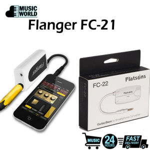 Flanger FC-21 Guitar / Bass to Android Apple iPhone Smartphone converter connect to APP guitar effect pedal great deal of soft stompbox IOS and Android Music Converter Adapter Effects Pedals  Guitar Accessories