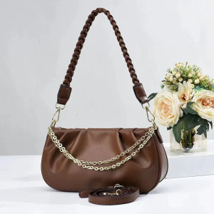 SKM Womens Shoulder Braid Chain Handbag Beg Wanita Murah CS383