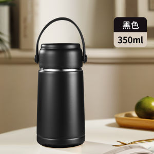 TUMBLER TERMOS HOT & COOL 350 ML DENGAN SARINGAN DAN HANDLE / PORTABLE VACUUM CUP INSULATED BOTTLE STAINLESS STEEL 304 / COFFEE TUMBLER / TERMOS TAHAN PANAS & DINGIN