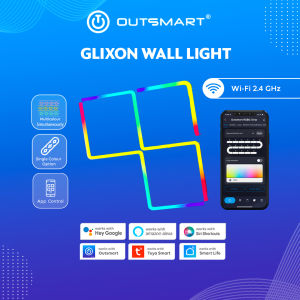 Outsmart Smart RGBIC Wall Light Panels – WiFi Lights LED Hexagon Set