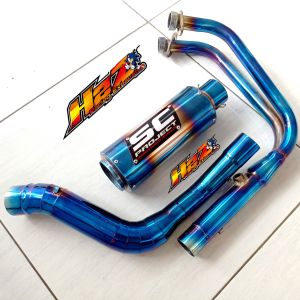 Knalpot Ninja 250fi ninja 250 karbu Z250 Cbr250rr R25 MT25 Fullsystem sc