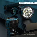 Wurkkos DL70 Scuba Diving Super Bright Double 26650 Battery 13000lm IPX8 Waterproof Underwater Dive LED Light 4PCS XHP50B 4 Modes Powerful Diving Flashlight. 
