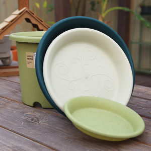 กระถางดอกไม้ Four Seasons สไตล์นอร์ดิกเรียบง่าย สร้างสรรค์ ขนาดแกลลอน แบบลึก Deepot กระถางดอกไม้พลาสติกขนาดใหญ่ส่วนตัวสำหรับระเบียง รูปหัวไชเท้าสีเขียว [ จัดส่งฟรี ]