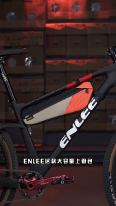 Waterproofed Hard Shell Top Tube Bag Multipurpose Bike Frame Storage Bag for Long Distances Cyclists