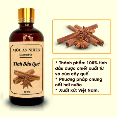 [Quà tặng] Tinh Dầu Quế - Mộc An Nhiên- Nguyên Chất. Khử mùi Kháng khuẩn Thanh lọc không khí Tăng cường sức đề kháng