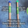 Nhang trầm hương không tăm thương hiệu Trầm Tín - 100% thiên nhiên, không chứa hóa chất, mùi hương dịu ngọt, nhẹ nhàng. 