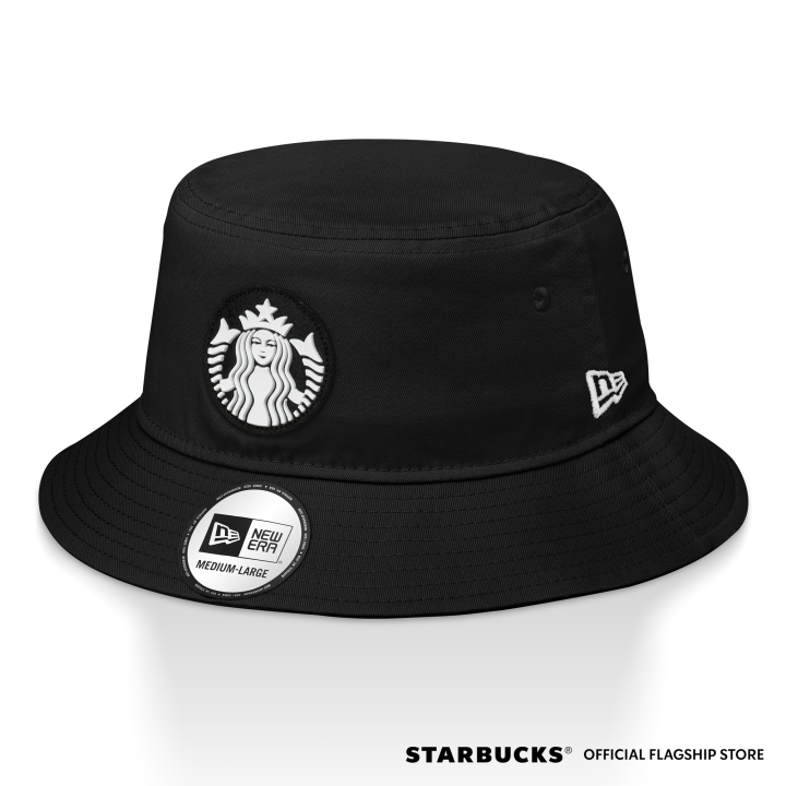 Starbucks New Era Black Bucket Hat NewEra (Medium-Large) Cordura