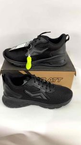 Sepatu Sekolah / Kerja Pria Wanita Ukuran Besar All Black Pro ATT JM 002 / Casual Shoes