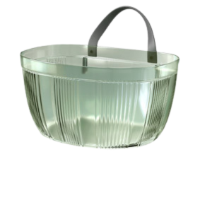 KIYO Keranjang Gantung Dapur Transparan Bawang Kunyit Sayuran Buah / Keranjang Tempat Bumbu Dapur Serbaguna Gantung Dinding / Keranjang Gantung Estetik