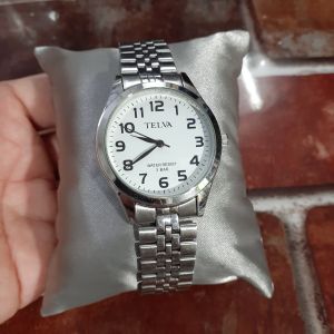 Đồng hồ nam dây thép Telva size 38mm second hand si Nhật