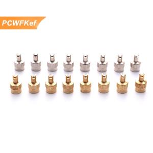 【PCWFKef】 8 chiếc nắp Thân van đầu có rãnh kèm dụng cụ tháo lõi cho xe hơi xe máy