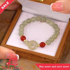 [COD] Summer Valentines Day Gift Love Heart Jade Beads Charm Bracelet for Women Girl Fashion Natural Bracelet To Love Jewelry Gifts