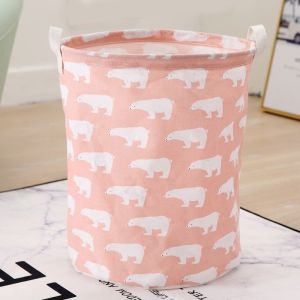 [HCM] [HCM] Sọt Vải / Giỏ Vải Canvas Đa Năng Đựng Đồ Quần Áo Đồ Chơi Chống Thấm Nước-Cozy520