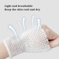 White Tubular Wound Roll Tape Finger Care Bandages Band Stretch Cover Tube Knee Burn Wounds Wrap Legs Tubing Stockinette. 