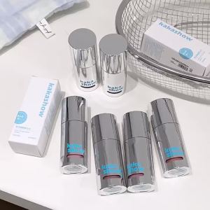 Kakashow Energetic Liquid Blush with Large Sponge Brush Head Natural Korean Style Water Glossy Liquid Blush