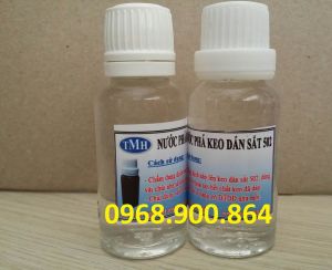 Dung dịch tẩy keo 502 - Nước tẩy 502 trên nhựa mica Alu DÍNH BAO LÂU CŨNG TẨY RA