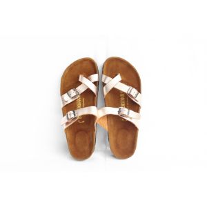 Sandal Birken Sandal Wanita Sandal Puyuh Sandal Perempuan Sandal Sepatu Sandal Rumah Slipper Sandal Jepit Sandal & Flip Flop Sandal Premium Mayari Rose Gold Bisa COD Bayar di Tempat Gratis Ongkir Murah Lebay