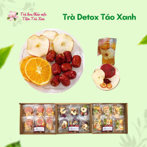 DETOX TÁO XANH GIẢM CÂN - DETOX TRÁI CÂY SẤY LẠNH ĐƯỢC YÊU THÍCH NHẤT TẠI TIỆM TRÀ XƯA - GIẢM CÂN AN TOÀN VÀ HIỆU QUẢ