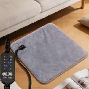 OEUVR Anti-Slip Pet Electric Blanket Warm Plush Adjustable Heated Pet Pad Energy Saving Constant Temperature Electric Heating Dog Bed Winter Warmer