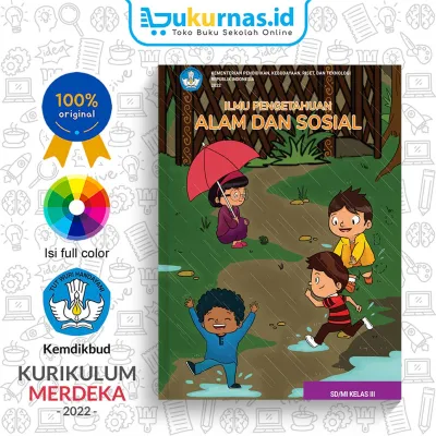 Buku Ilmu Pengetahuan Alam & Sosial IPAS untuk SD/MI Kelas 3 Kurikulum Merdeka Kurmer