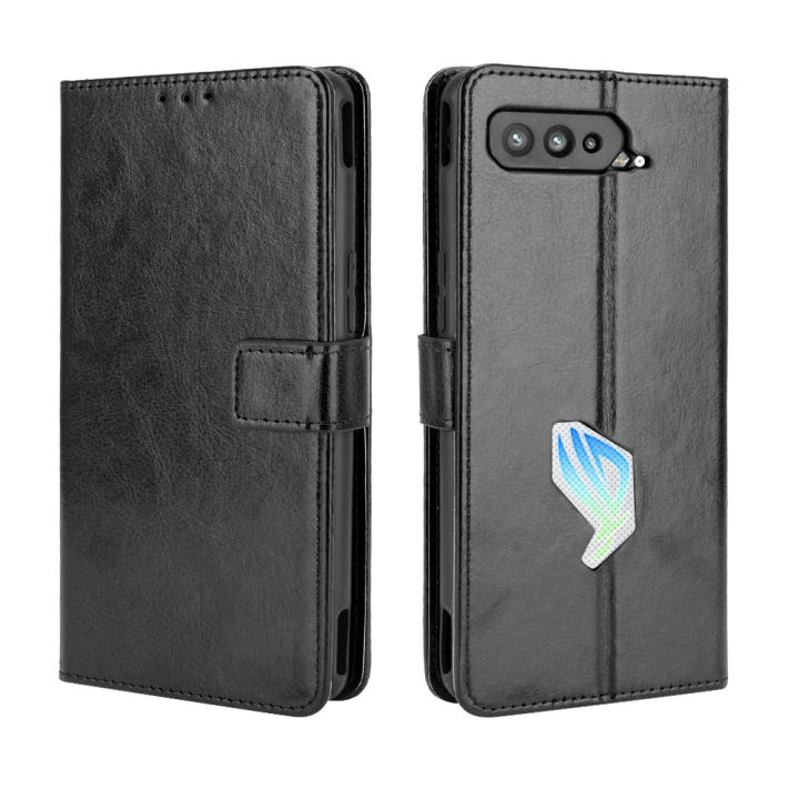 Custodia Flip in Pelle PU con Finestra Visibile e Chiusura Magnetica Invisibile Compatibile con Asus ROG Phone 6 Pro, Protezione Totale (Oro rosa