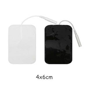 4Pcs 4*6/5*9cm Reusable Electrode Pad Ems Nerve Muscle Stimulator Patch For TENS Unit Therapy Machine