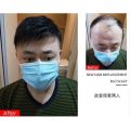 Wig Pria Rambut Pendek Kepala untuk Rambut Pc Wig Pria Atasan Pc Wig Pria Wig Tak Terlihat untuk Pria. 