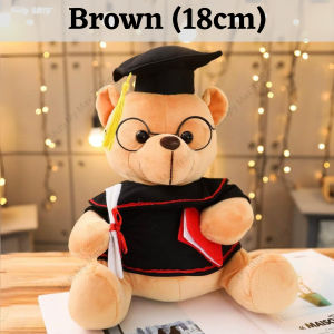 12cm Graduation Bear Convocation Teddy Bear Keychain Convo Stuffed Toy Plushie Anak Patung Beruang Konvo Graduasi 毕业熊公仔