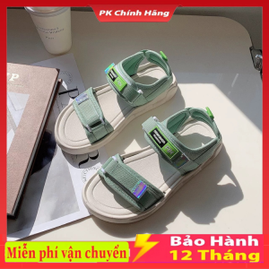 Dép Sandal Fin Nữ Hàn Quốc 2024 quai dán dép quai hậu đi học đi chơi