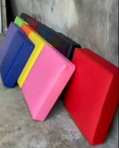 Inter Steel เบาะนั่ง เฉพาะชิ้นเบาะเก้าอี้ เบาะเหลี่ยม35x35ซม. หนา 7ซม. สีหลากหลายให้เลือก