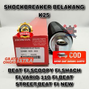 SHOCKBREAKER BELAKANG HONDA K25 BUAT MOTOR BEAT FI | SCOOPY FI | SPACY FI | ASLI ORIGINAL HONDA AHM
