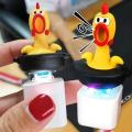 3Pcs New Keyboard Fidget Toy Yellow Chick Keyboard Keychain Creative Scream Chicken Press Button Keychains Fun Stress-relieving Toy. 