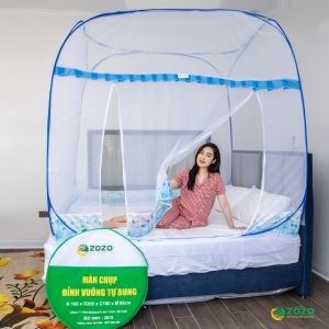 Màn chụp tự bung đinh vuông cao cấp hàng xuất khẩu thương hiệu ZOZO chính hãng