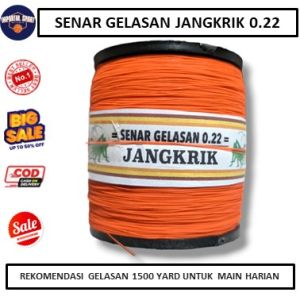 Gelasan Layangan Senar Jangkrik 0.22 Tajam Untuk Main Harian