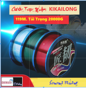 Cước câu cá ChiKaiLong Nhật Bản cao cấp DCR1 tàng hình cực mềm và siêu tải-SANAMI FISHING